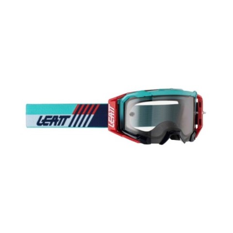 Gafas MX Leatt Velocity 5.5 Aqua Gris Claro 58