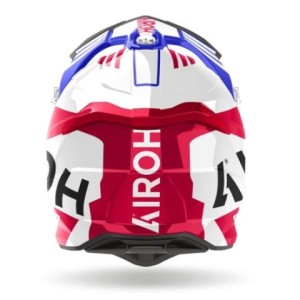 Casco Airoh Strycker brave azul/rojo 2