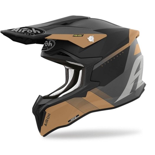 Casco Airoh Striker Blazer Gold Mate