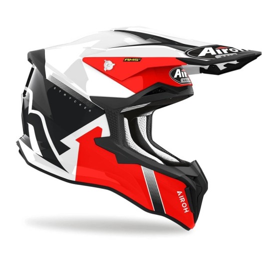 Casco Strycker Blazer rojo brillo