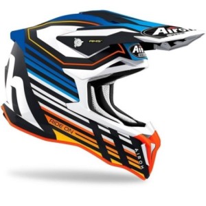 Casco Airoh Strycker Shaded Azul mate 2