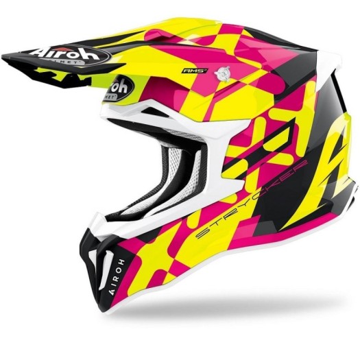 Casco Airoh Strycker XXX Rosa Brillo