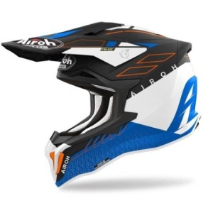 Casco Airoh Strycker Skin Azul Mate 2