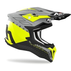 Casco Airoh Strycker Skin Amarillo Mate 2