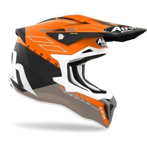 Casco Airoh Strycker Skin Naranja Mate