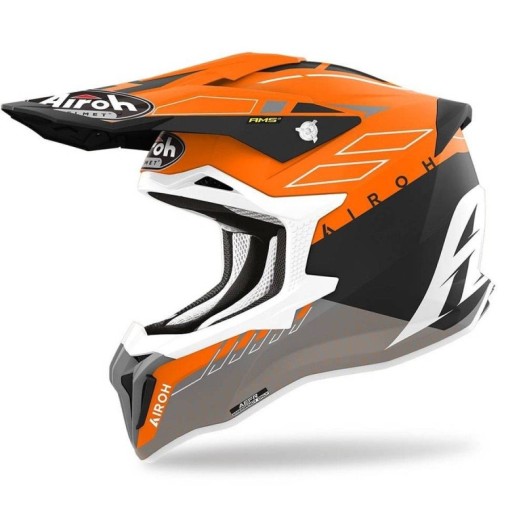 Casco Airoh Strycker Skin Naranja Mate