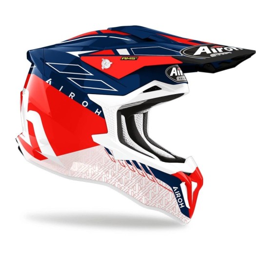 Casco Airoh Strycker Skin Rojo Brillo