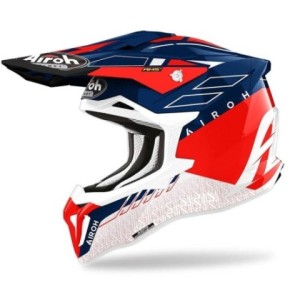 Casco Airoh Strycker Skin Rojo Brillo 2