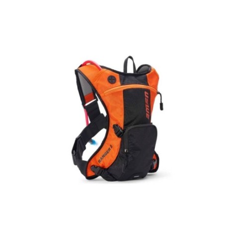 Mochila de hidratación Uswe Ranger 3 Naranja/Negro