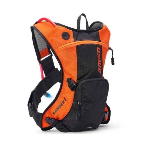 Mochila de hidratación Uswe Ranger 3 Naranja/Negro