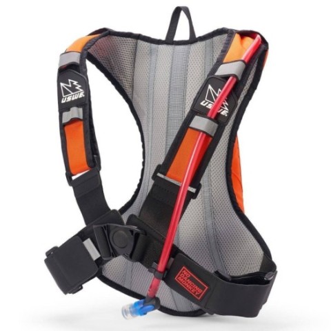 Mochila de Hidratación Uswe Ranger 4 Naranja/Negro