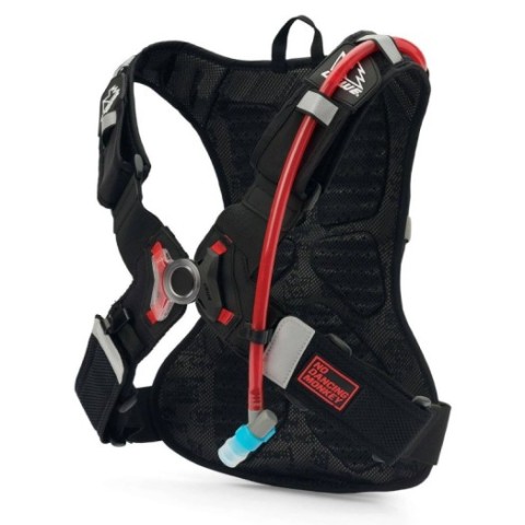 Mochila hidratacion Uswe Raw 4 4 litros negro/gris