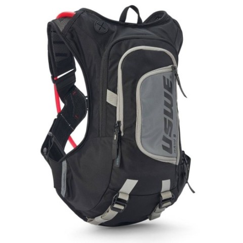 Mochila de hidratación Uswe Raw 8 Carbon Negro