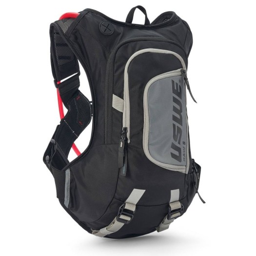 Mochila de hidratación Uswe Raw 8 Carbon Negro