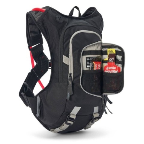 Mochila de hidratación Uswe Raw 8 Carbon Negro