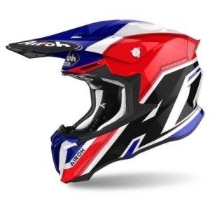 Casco Airoh Twist 2.0 Shaken Azul Brillo 2