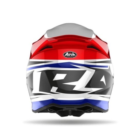 Casco Airoh Twist 2.0 Shaken Azul Brillo