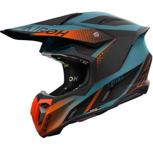Casco Airoh twist 3 shard naranja mate