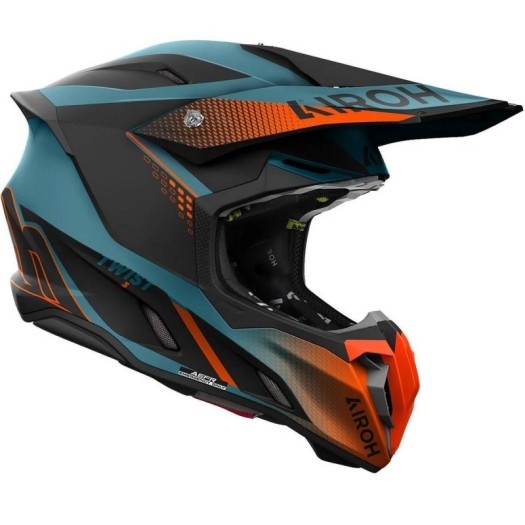 Casco Airoh twist 3 shard naranja mate
