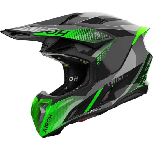 Casco Airoh Twist 3 Shard verde