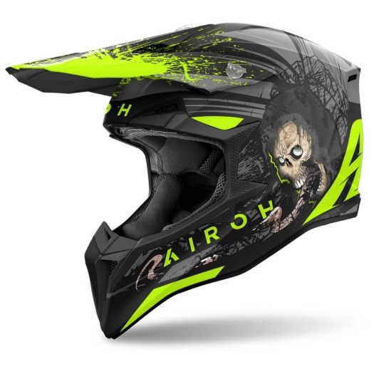 Casco Airoh Wraaap Darkness mate