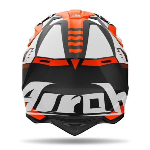 Casco Airoh Wraaap feel naranja mate