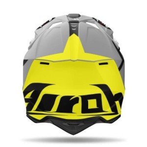 Casco Airoh Wraaap reloaded amarillo mate 2