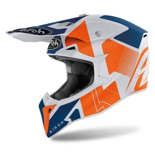 Casco Airoh Wraap Raze Naranja Matt