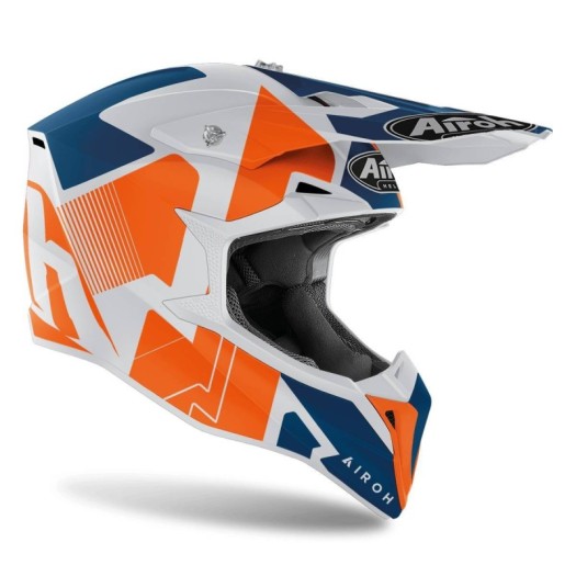 Casco Airoh Wraap Raze Naranja Matt