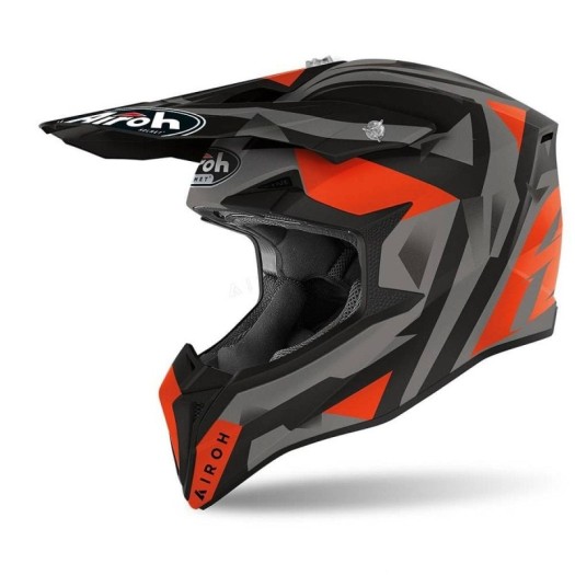 Casco Airoh Wraap Sequel Naranja Mate