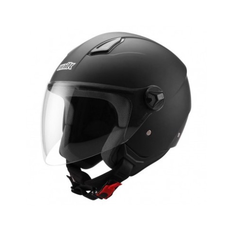 Casco Jet Unik Negro Mate