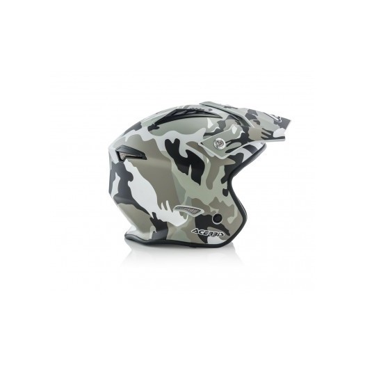 Casco Acerbis jet aria camuflaje gris 2206