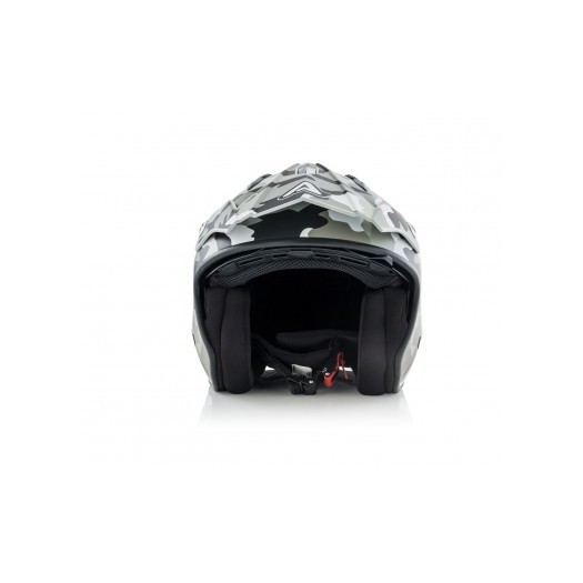 Casco Acerbis jet aria camuflaje gris 2206