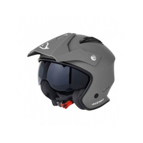 Casco Acerbis jet aria gris antracita