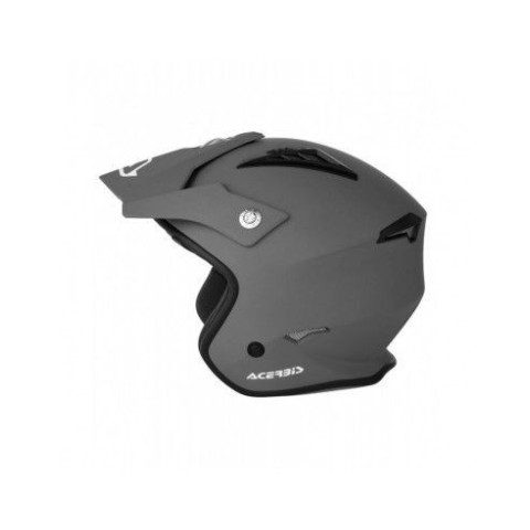Casco Acerbis jet aria gris antracita