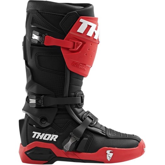 Botas Motocross Thor Radial Rojo Negro