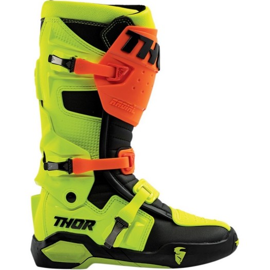 Botas Motocross Thor Radial Amarillo Naranja Negro
