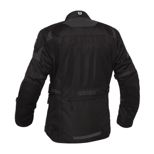 Chaqueta Moto Levior Arashi Negro