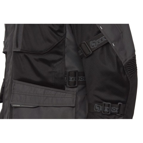 Chaqueta Moto Levior Arashi Negro