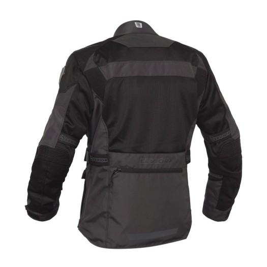 Chaqueta Moto Levior Arashi Negro Gris