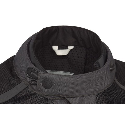 Chaqueta Moto Levior Arashi Negro Gris