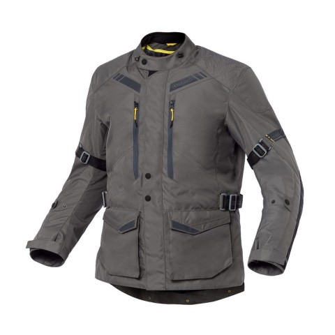 Chaqueta Moto Levior Gaman Impermeable Negro Caqui