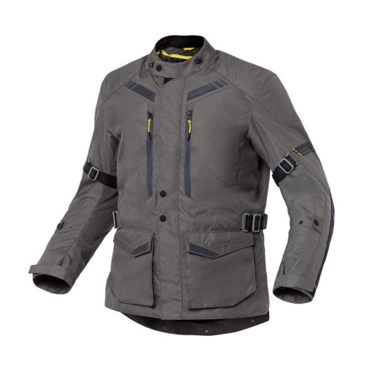 Chaqueta Moto Levior Gaman Impermeable Negro Caqui