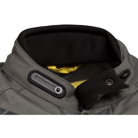 Chaqueta Moto Levior Gaman Impermeable Negro Caqui