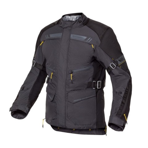 Chaqueta Moto Levior Kaizen Impermeable Negro