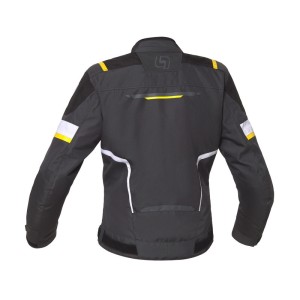 Chaqueta Moto Levior Nakama Mujer Impermeable Negro Gris 2