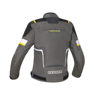 Chaqueta Moto Levior Nakama Mujer Impermeable Negro Caqui 2