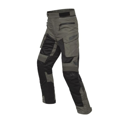 Pantalon Moto Levior Rok Negro Caqui