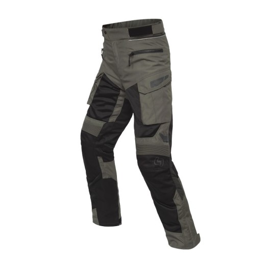 Pantalon Moto Levior Rok Negro Caqui