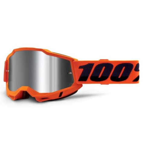 Gafas Motocross 100% Accuri 2 naranja lente plata
